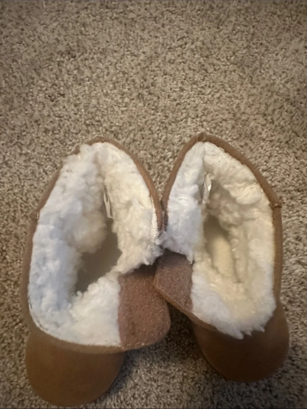 wonder nation Baby Girl Size 4 Tan Faux-Shearling Winter Boots